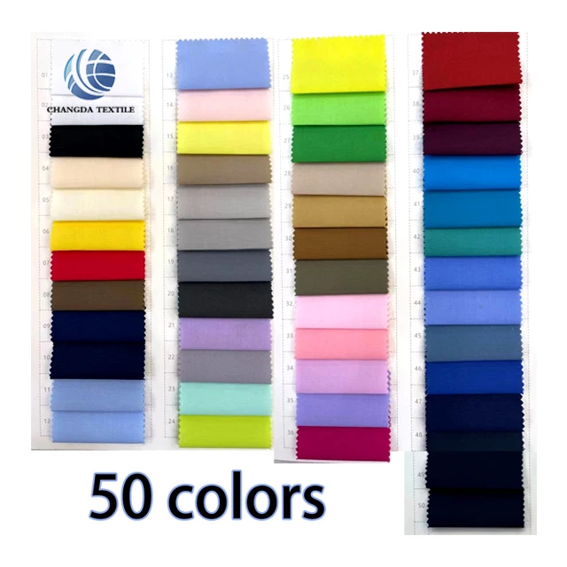 Dyeing Fabric for Pocketing Fabric or Shirt and Dress Fabric TC80/20 45*45 110*76 T Shirt woven loincloth