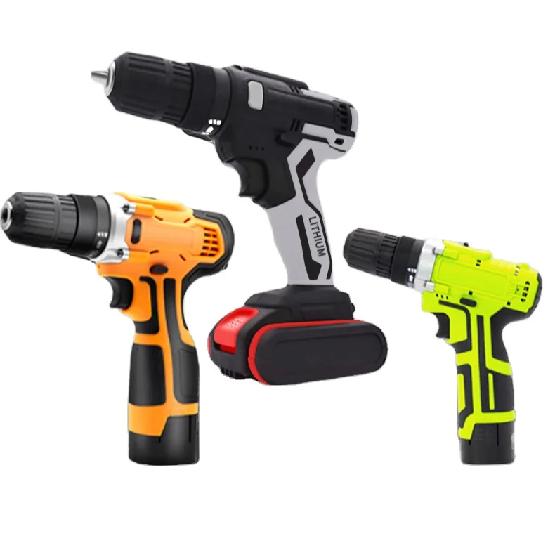 FEIHU Two Speed LI-ion 10mm Electric Screwdriver 16.8V Lithium Battery Electric Cordless Drill