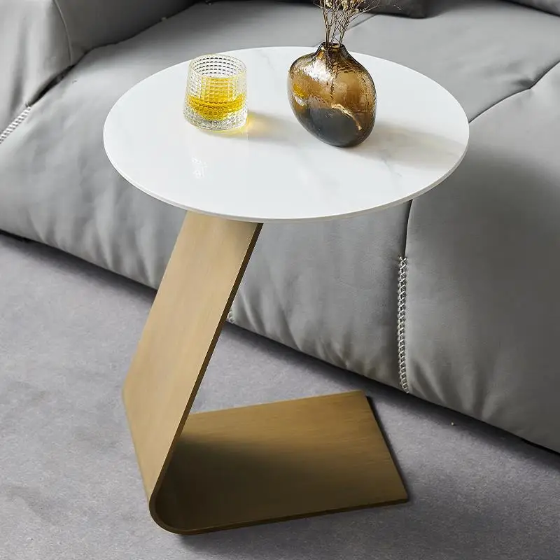 light luxury green luxury  several living room sofa small coffee table small round designer coffee table set living room