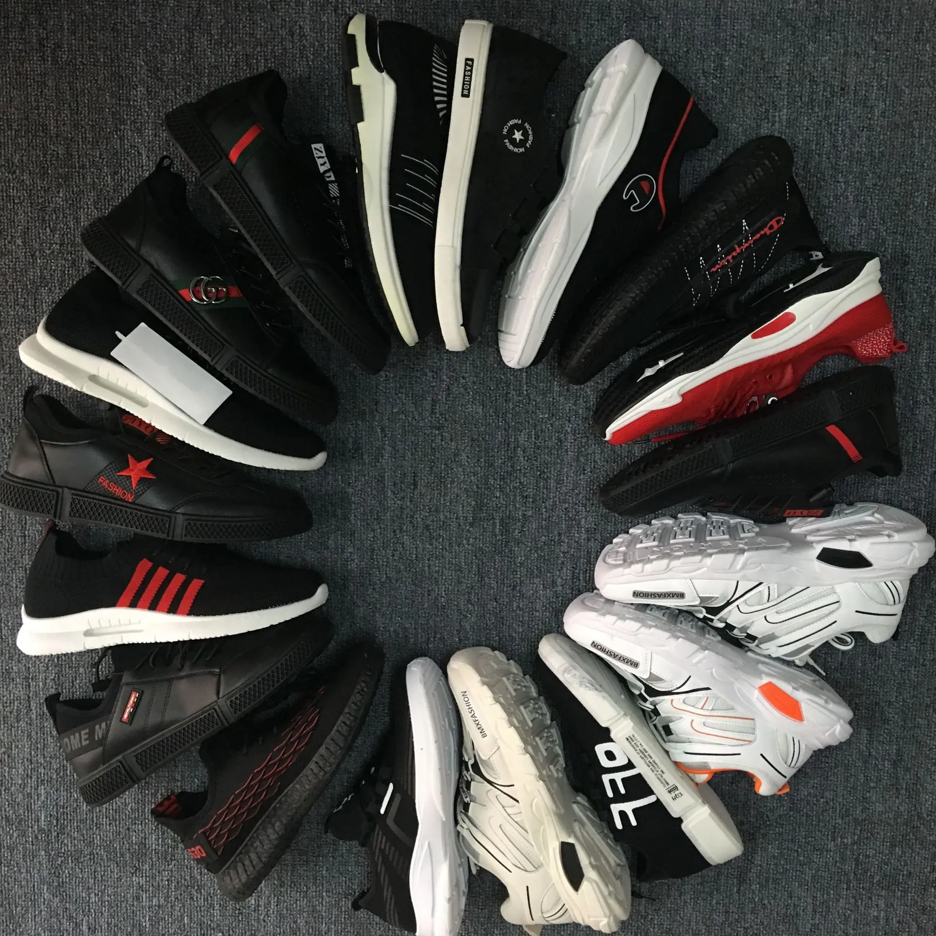  GZY overproduction surplus direct factory shoes tenis sport men in stock low price