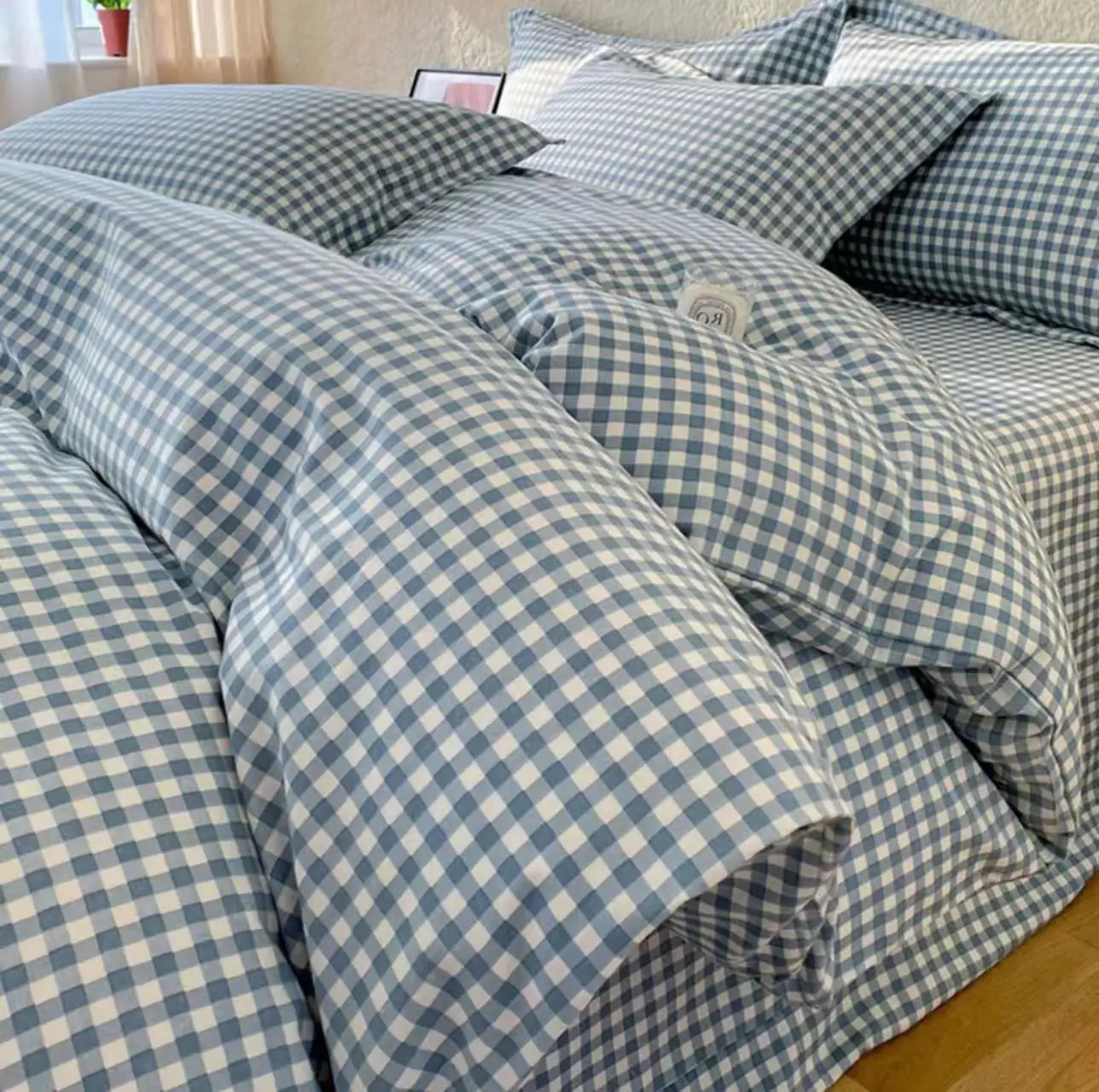 Elastic Solid Hotel Breathable Bedding Set Twin Size Bed Linen Home Cotton Fitted Bed Sheets Cover King Size with elastic set