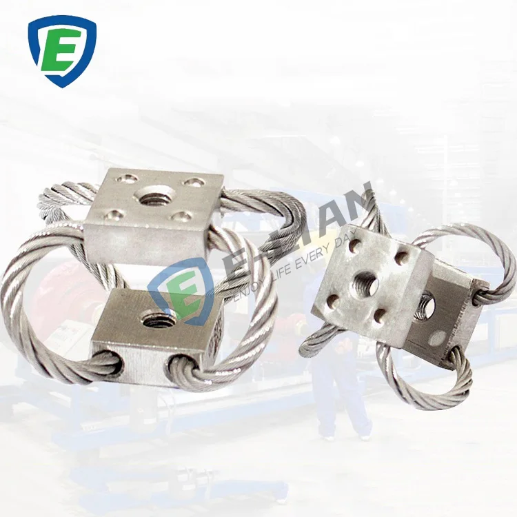 Anti-shock Wire Rope Isolator for Energy Absorption and Vibration Isolation