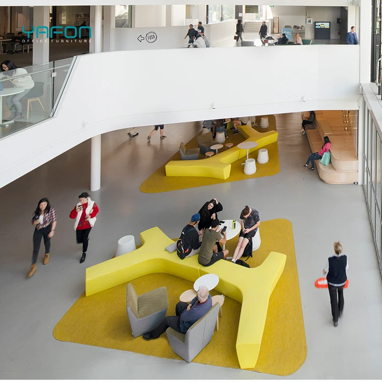 Современный большой Модульный Набор для дивана откидная офисная мебель школьного отеля общественного ожидания и релаксации