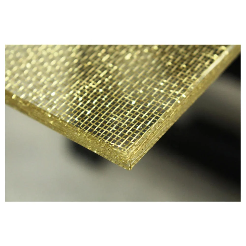 EVA glass metal clip wire mesh manufacturer metal wall covering decorative metal mesh