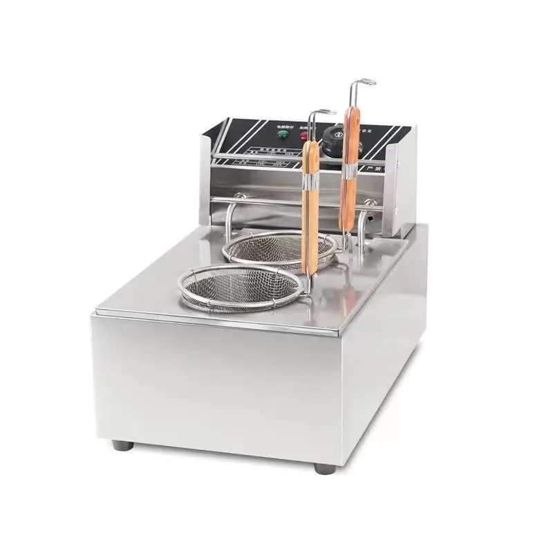 Pasta Cooker Electric Noodle boiler 2-hole Noodle stove Stainless steel Commercial Cooking noodle machine