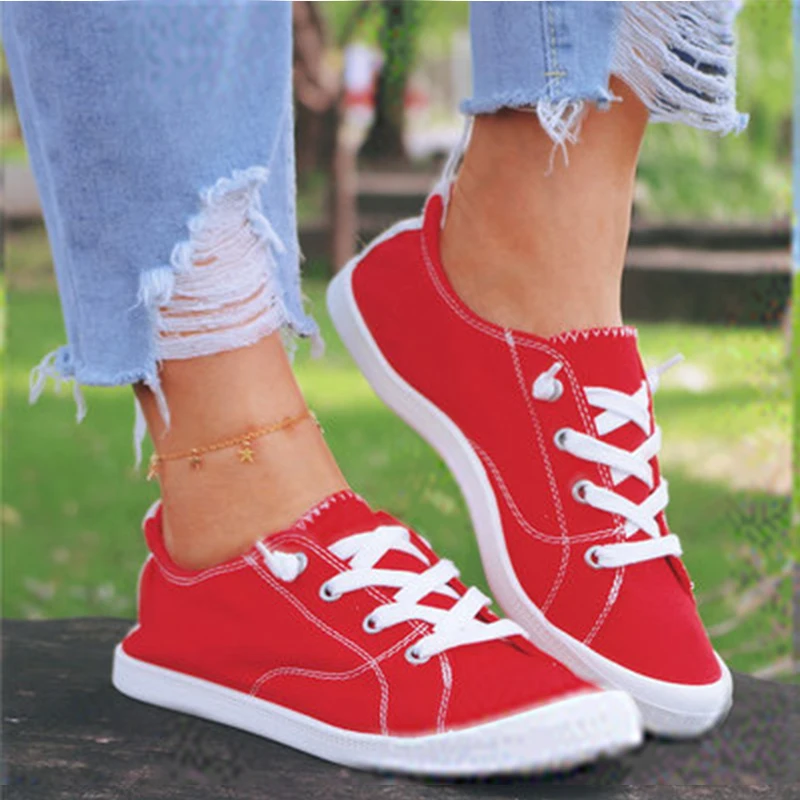 Summer New Low-Cut Canvas Shoes A Pedal Lazy Face Student Net Red Casual Flat Shoes