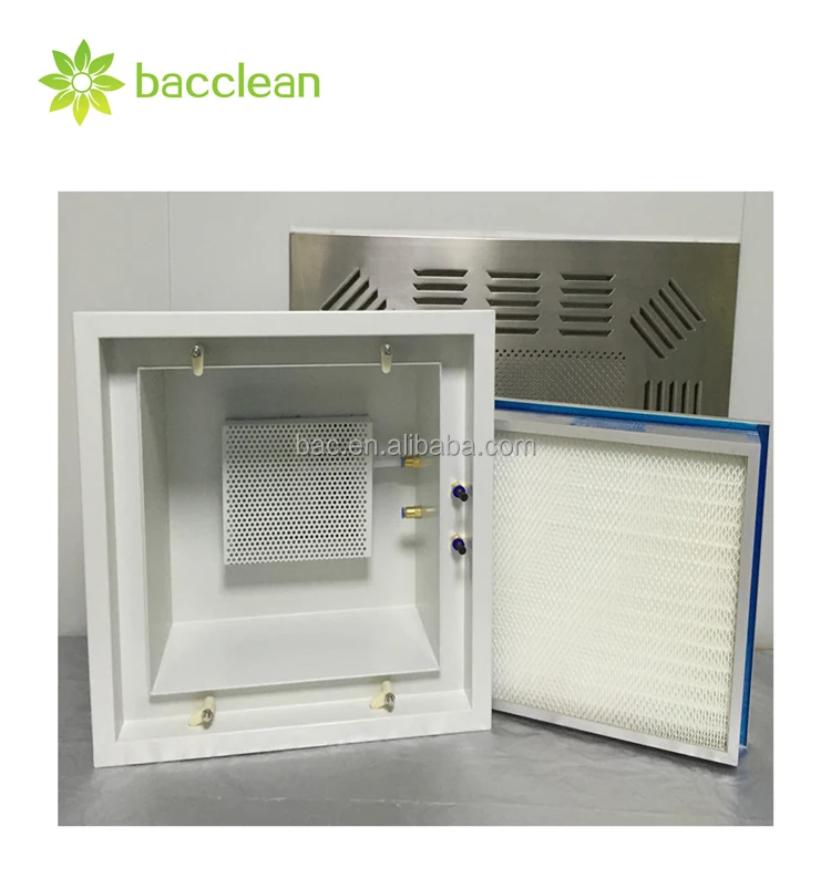 ISO7 10000 clean class automation HEPA Filter Terminal Box for clean room