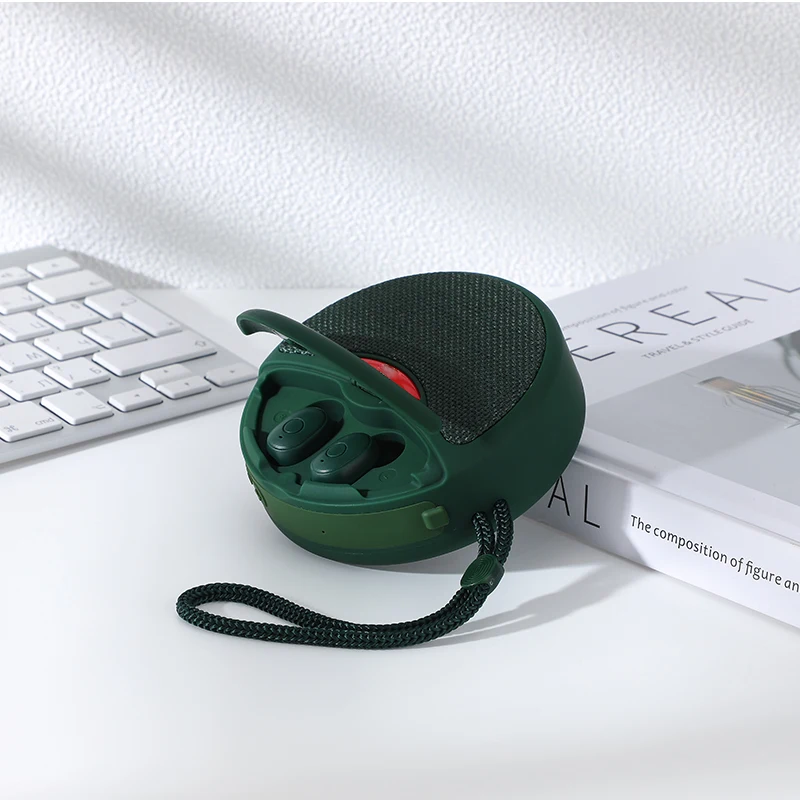 Tg808 New Portable Wireless Speaker Bt Outdoor Speakers Mini In-ear Earbuds 3d Stereo Handle Loudspeaker
