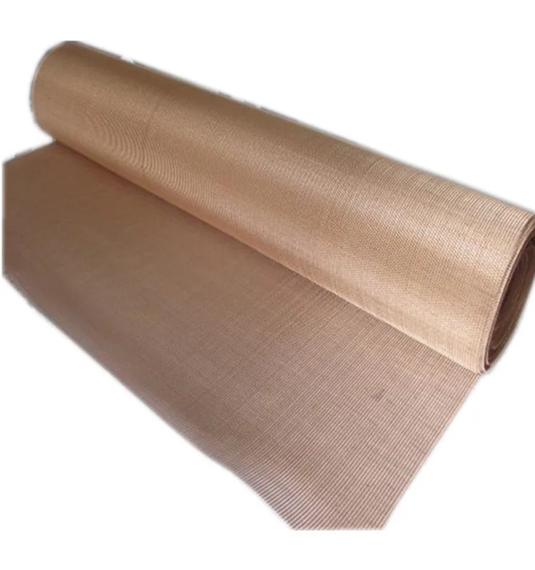 80 100 200 Mesh Micron Non Magnetic Plain Weave Phosphor Tin Bronze Wire Mesh For Screening