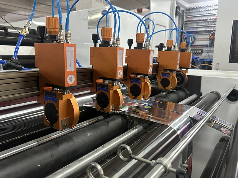 650 1000 width Servo Horizontal unit type flexo printing machine roll to roll 2 3 layer label sticker flexo printing