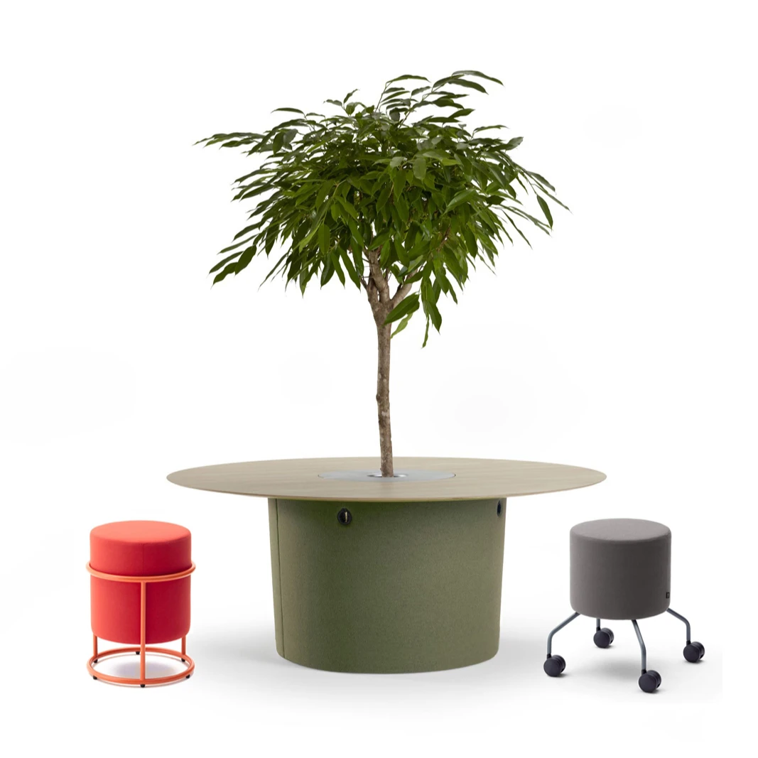 Office Furniture Leisure Round Table With Charge