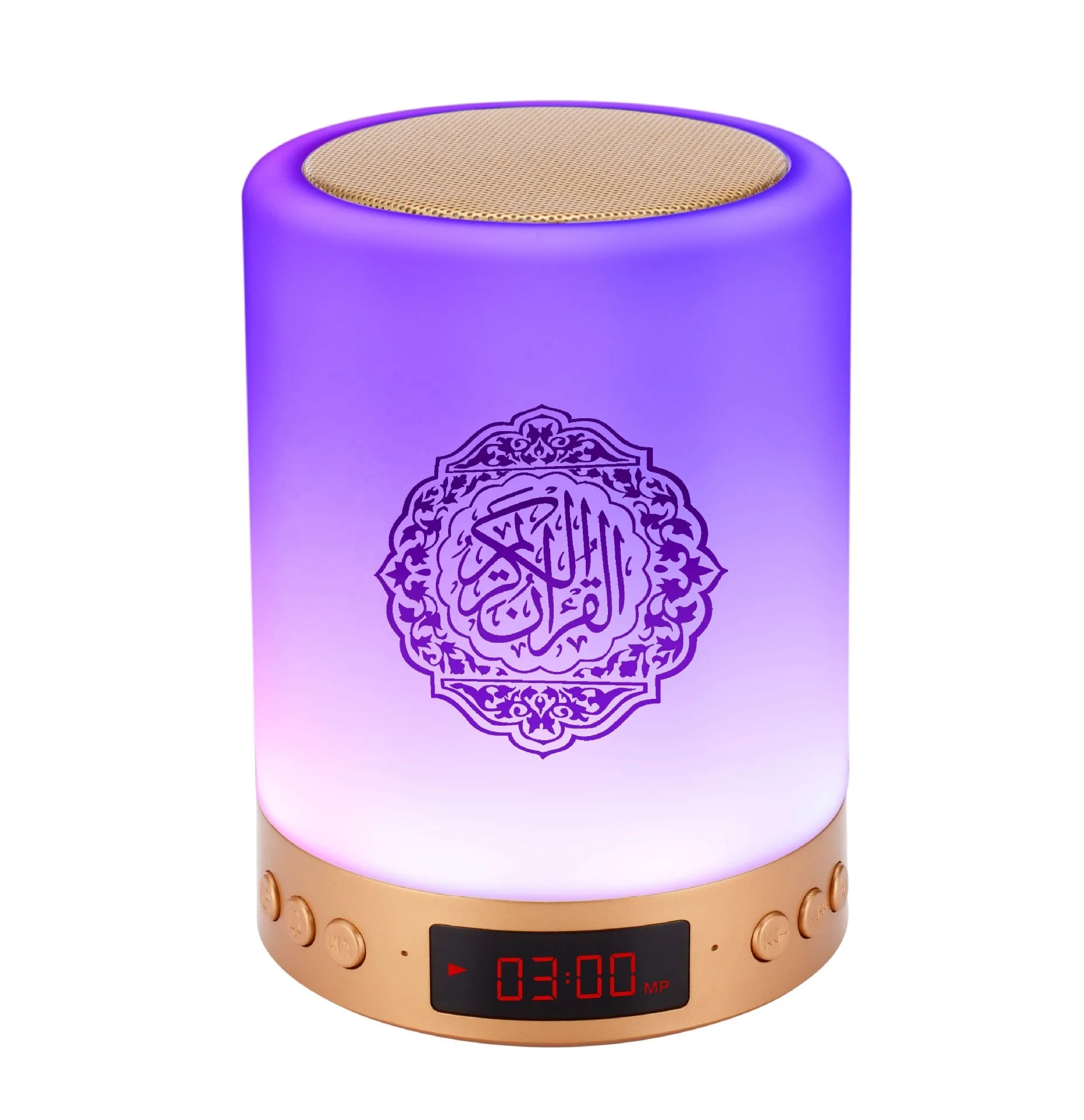 Factory touch moon lamp quran player muslim portable  quran led speaker