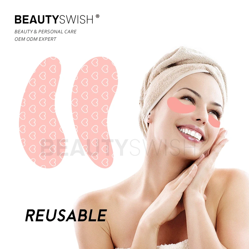 BeautySwish частный логотип многоразовая силиконовая маска против морщин для лица под глазами увлажняющая