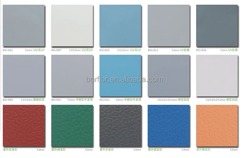 New Indoor Outdoor Sports Vinyl Flooring for Pickleball Courts Flooring