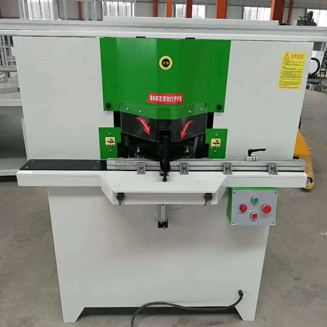 Factory direct sales cutting angle precision 45 degree aluminum wood plastic acrylic double head saw angle cutting machine