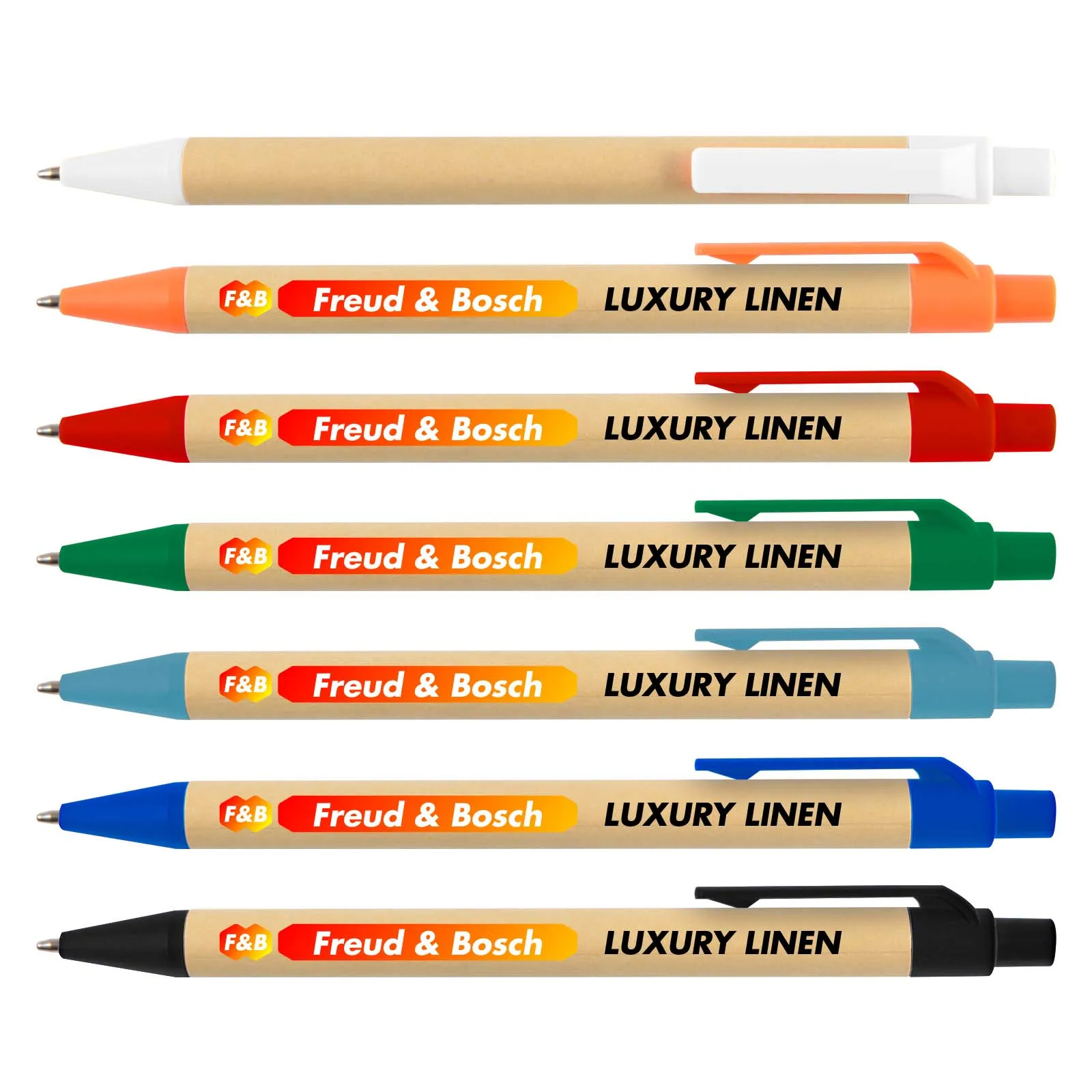full color Digital UV sublimated Printing paper Kraft barrel ballpoint pens-customized color ball pens