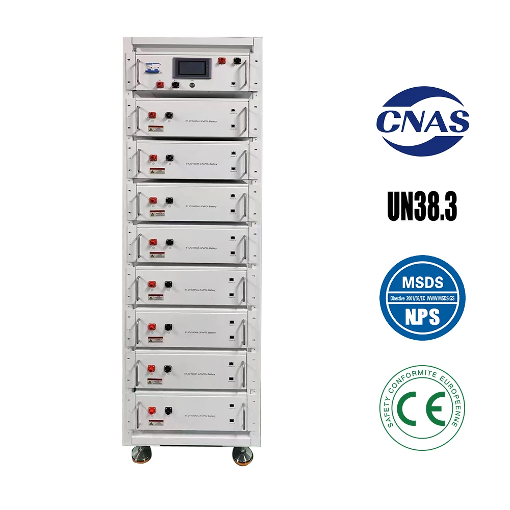 Rack Mounted 6000 Cycles 100Ah Lithium ion Battery Module 200V 400V High Voltage Cabinet ESS Batteries with BMS