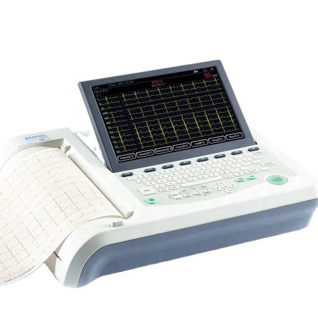 
Portable ECG 12 channel ECG/EKG machine electrocardiograph 