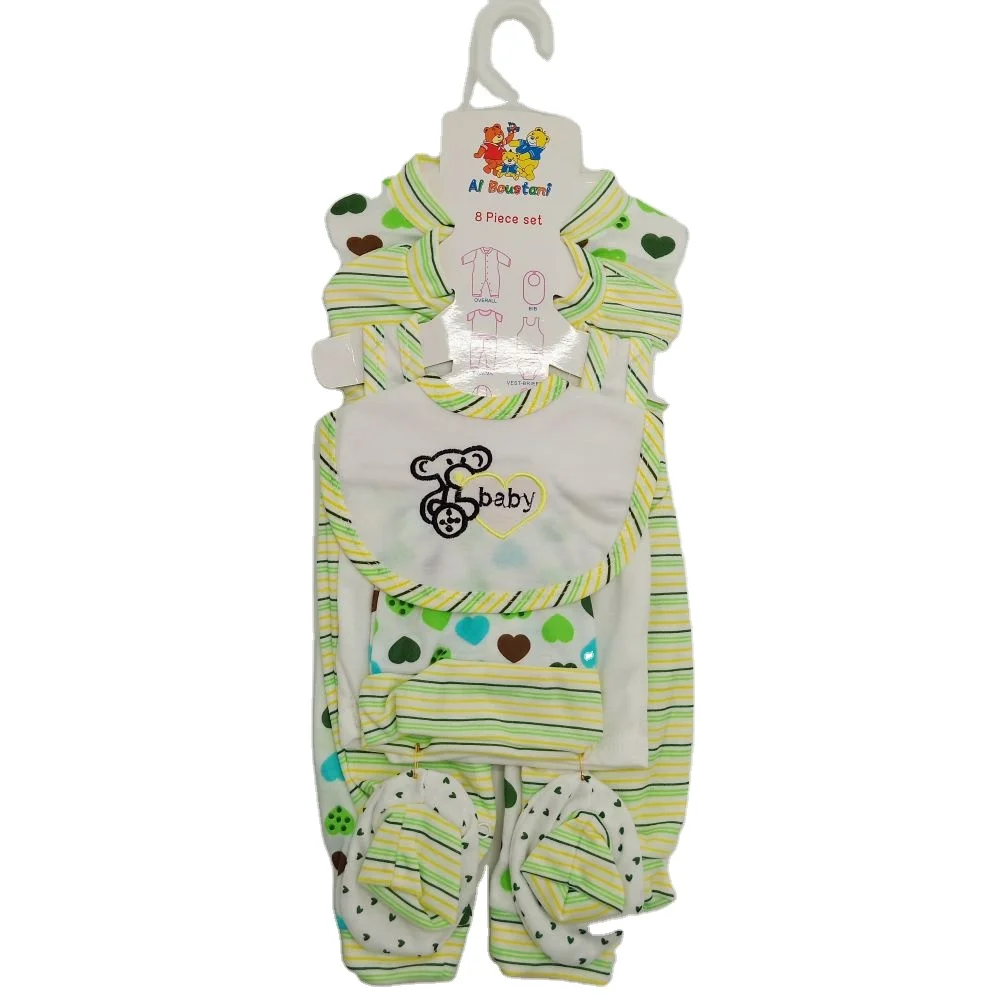 2024 hot sale baby clothes high quality wholesale cheap price baby care products newborn baby clothes set 8 in 1
