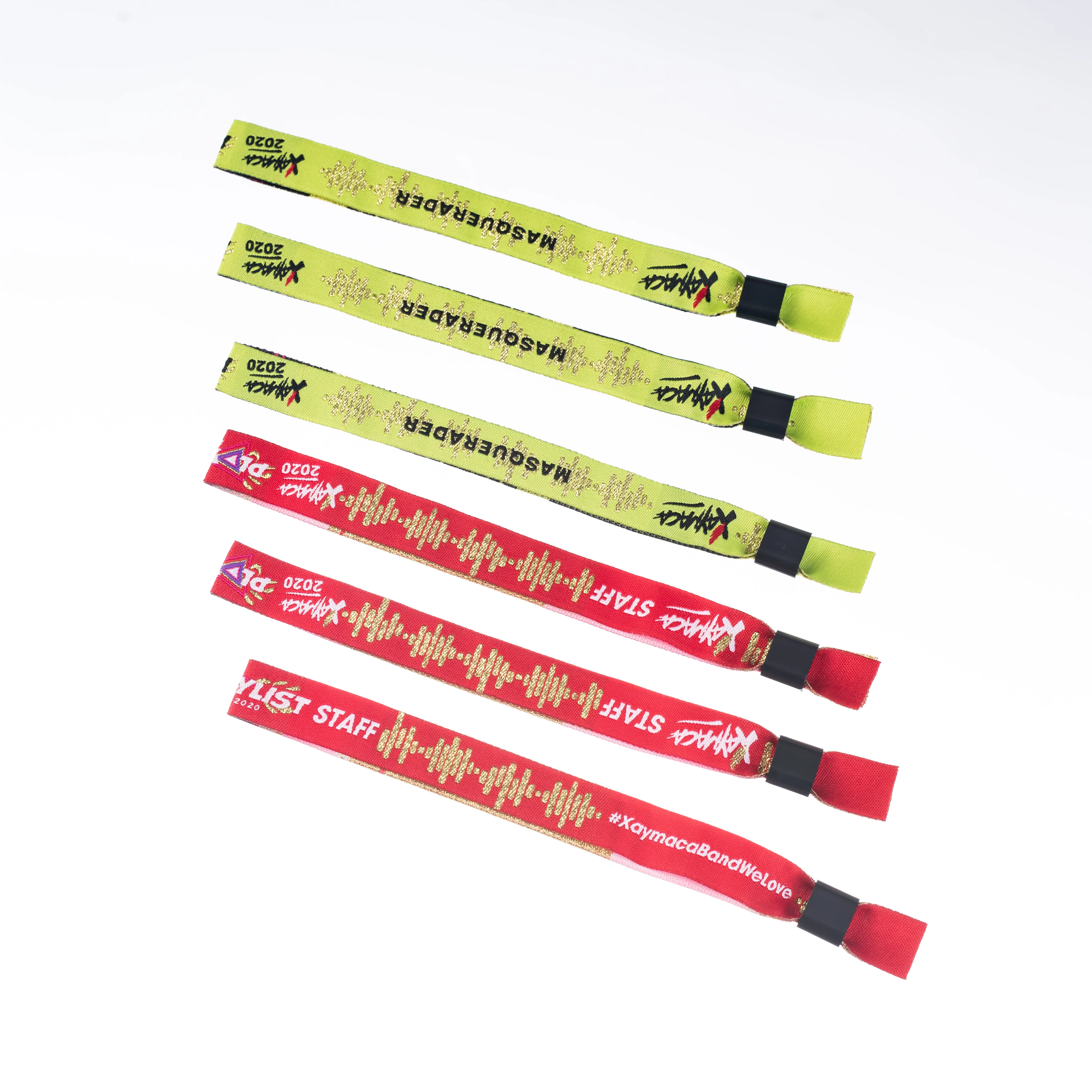 Пользовательские цветные текстильные браслеты с логотипом на заказ пропагандистская атласная лента браслет тепловым принтом палестин замком