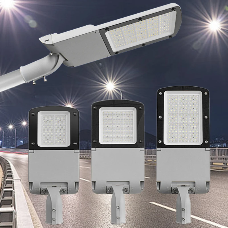 GISUN Custom outdoor electric street light 100w 150w 200w 300w remote control smart waterproof project pole led street lights