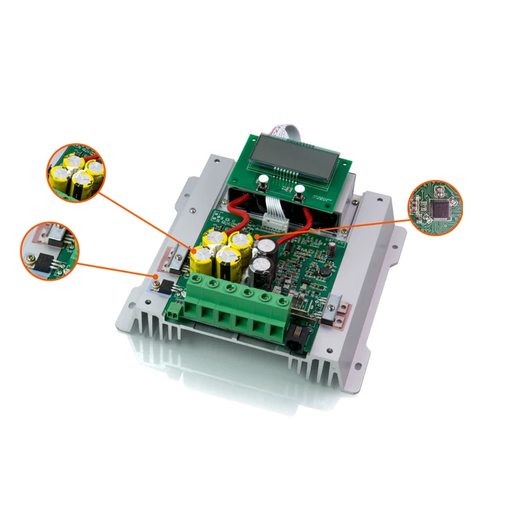 Luniax MPPT 30A 12V 24V High-end solar charge controller solar regulator for solar home system rv with solar panel bluetooth