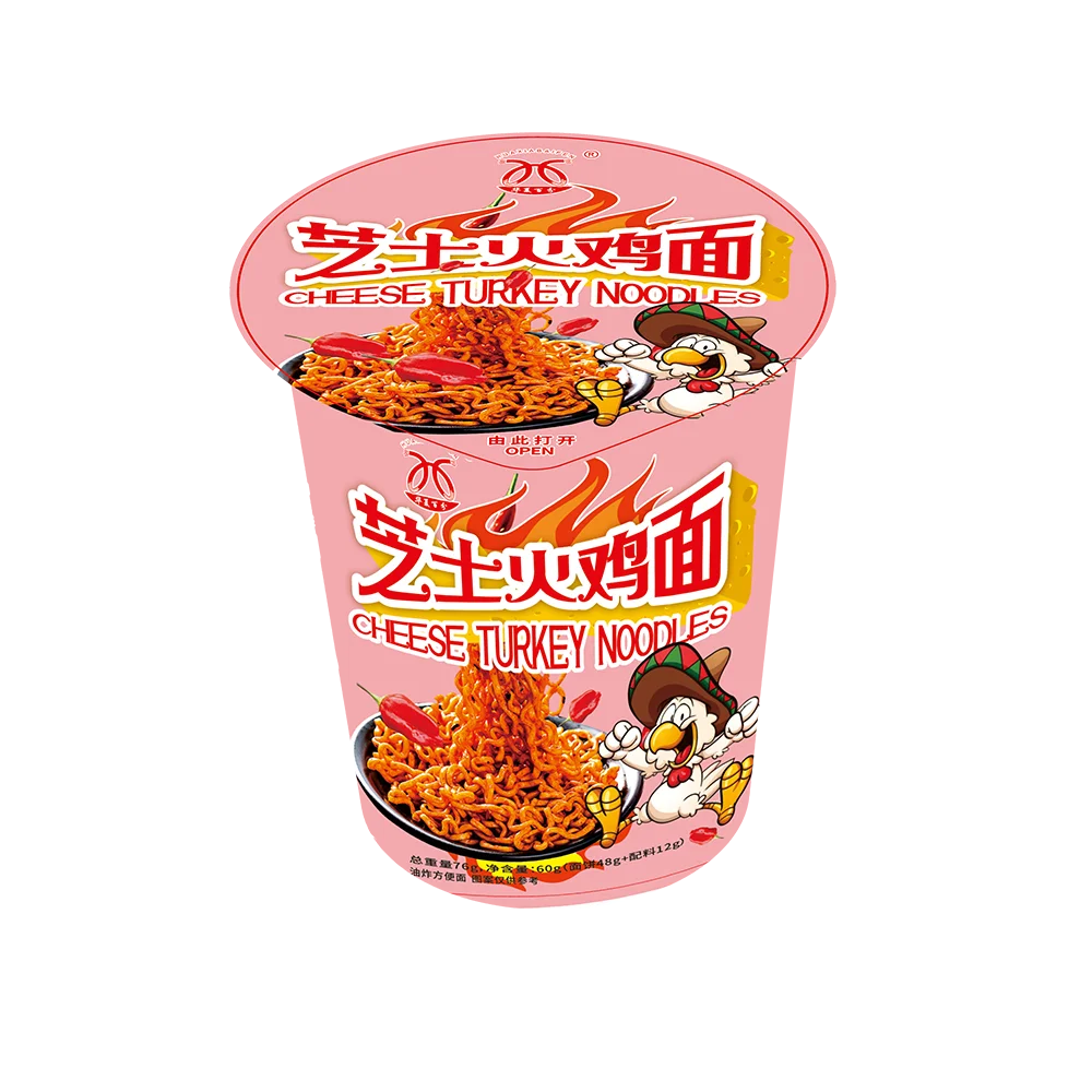 Bulk Instant Chicken Noodles Cream Cheese & Spicy Fried Flavor Packaged in Box or Bag