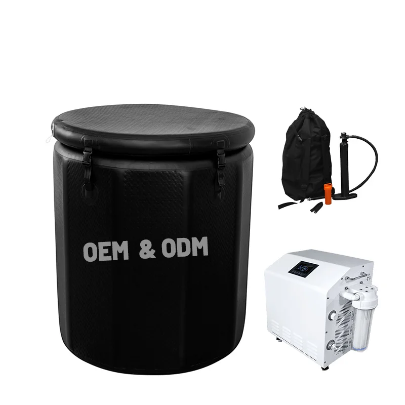 Mega 1 Person Ice Bath Tub Cold Plunge Inflatable For Recovery Pod Cold Tub Ice Barrel