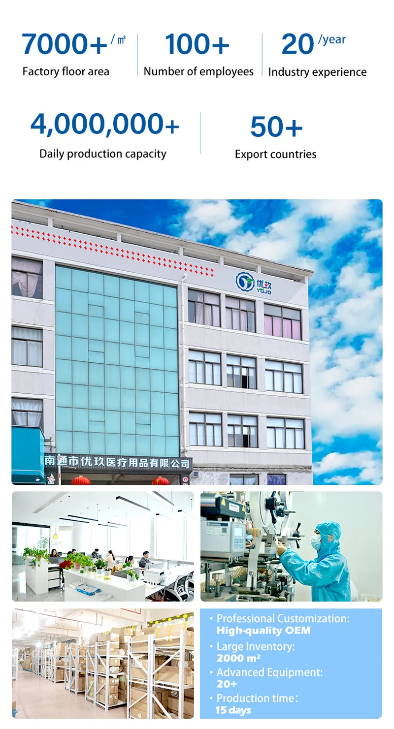 Custom Portable Flex Blue Bandaid in Biodegradable PE Material Fashion Plastic Box Band Aid