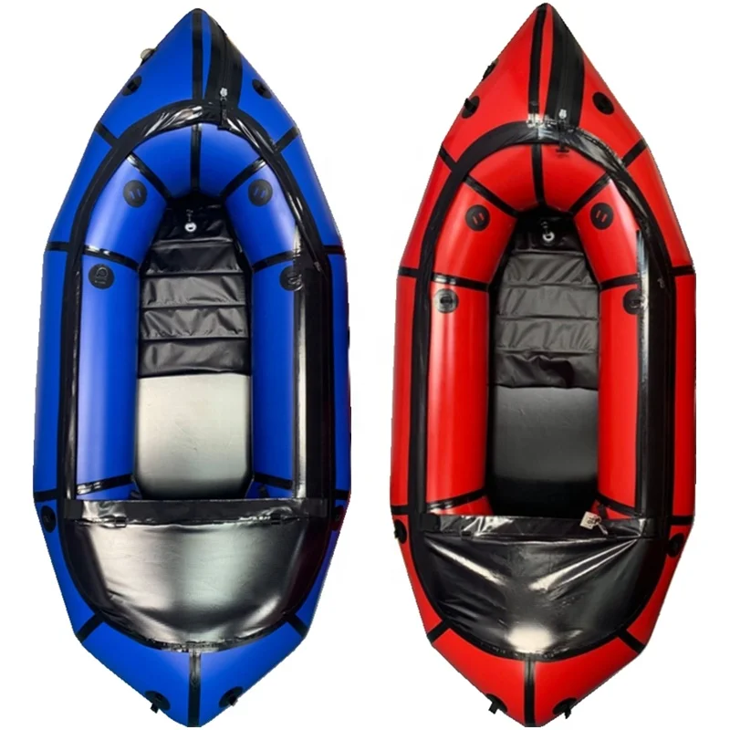 Frontier Lightweight TPU Fabrics Packraft Kayak Inflatable Rowing Boat Packraft for Sale