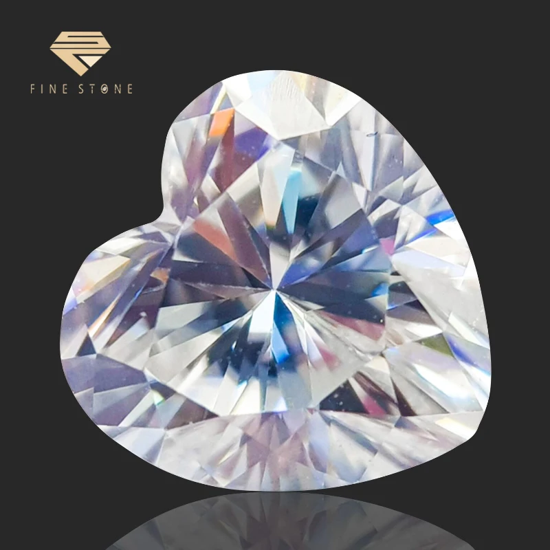 Custom all size 0.13carat-0.74carat Heart shape 1.0carat Lab Diamond GIA DEF VS 2EX Fancy cut loose heart cut lab CVD diamond