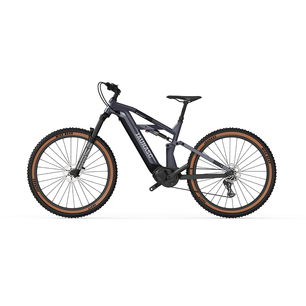 2023 New Design mid motor full suspension electric mountain bike E Bike electric MTB for sale