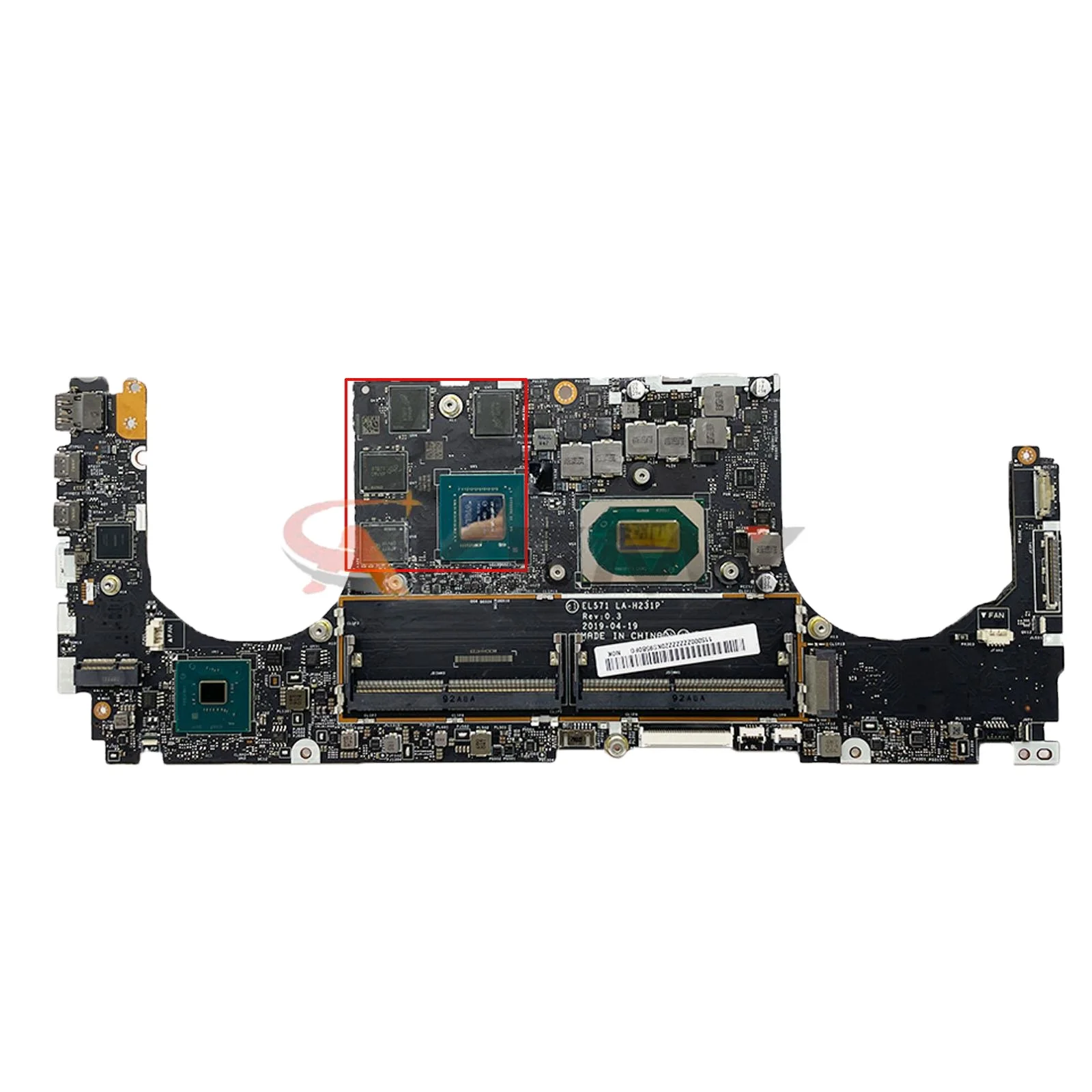 EL571 LA-H231P 5B20S43052 For Lenovo Yoga S740-15IRH Laptop Motherboard GTX 1650 4G SRF6U I7-9750H CPU