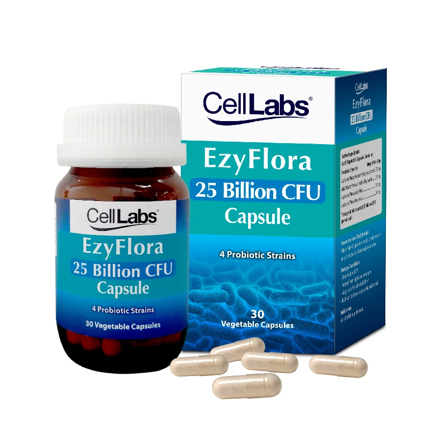 Малайзия Vegi капсулы 4 штампы пробиотик CellLabs