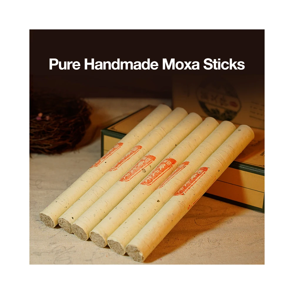 High Quality Handmade Herbal Warm Moxa Stick Moxa Roll For Moxibustion moxa rolls product