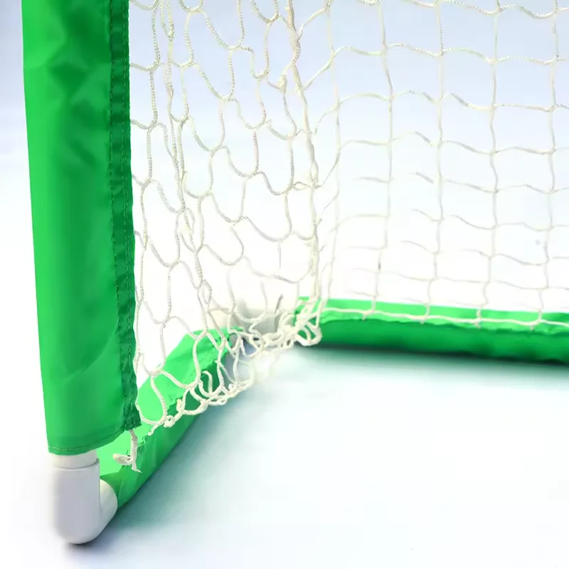 Sports Kids Portable Folding Youth Soccer Goal Set Backyard + Indoor Mini Net and Ball Set