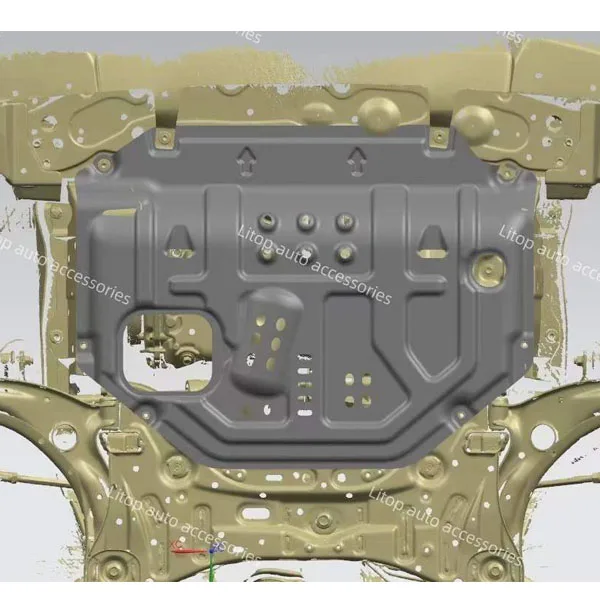 Аксессуары для авто Высококачественная пластиковая сталь 3D защитная пластина двигателя Daihatsu Ayla Perodua Axia 2023
