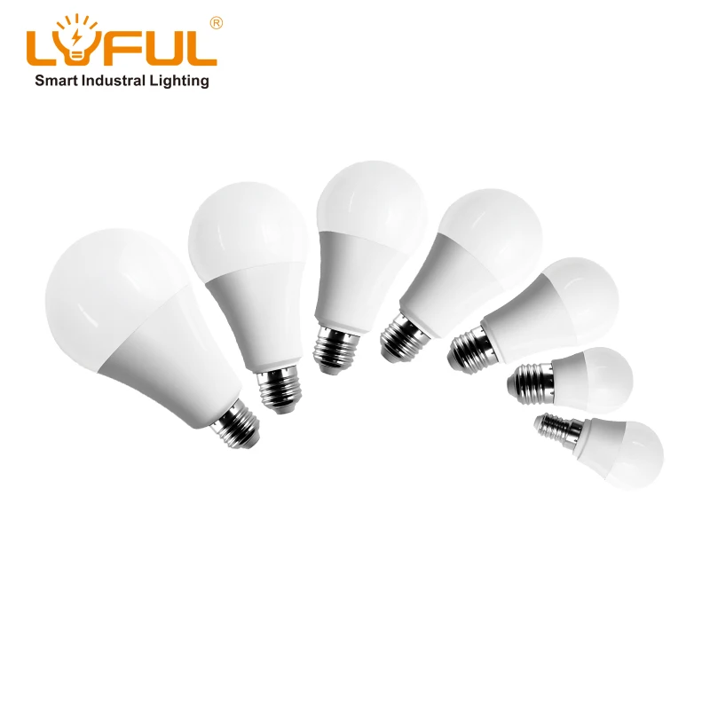 High quality lighting raw material driver 9 watt 12W lamp B22 E27 holder aluminum housing plastic led bulb lights