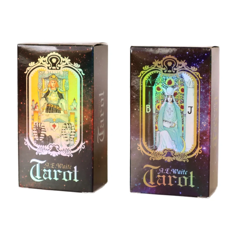 Tarot card A.E. WHaite  78 classic Waite Tarot cards/set with instruction manual for laser flash card divination  Desktop games