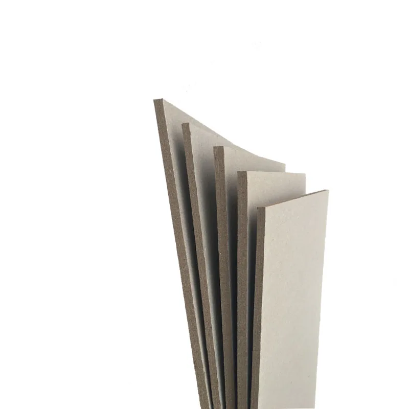 Laminated Grey Cardboard 1.5mm solid grey board press cardboard high density 2.5mm gray chip board paper board grey