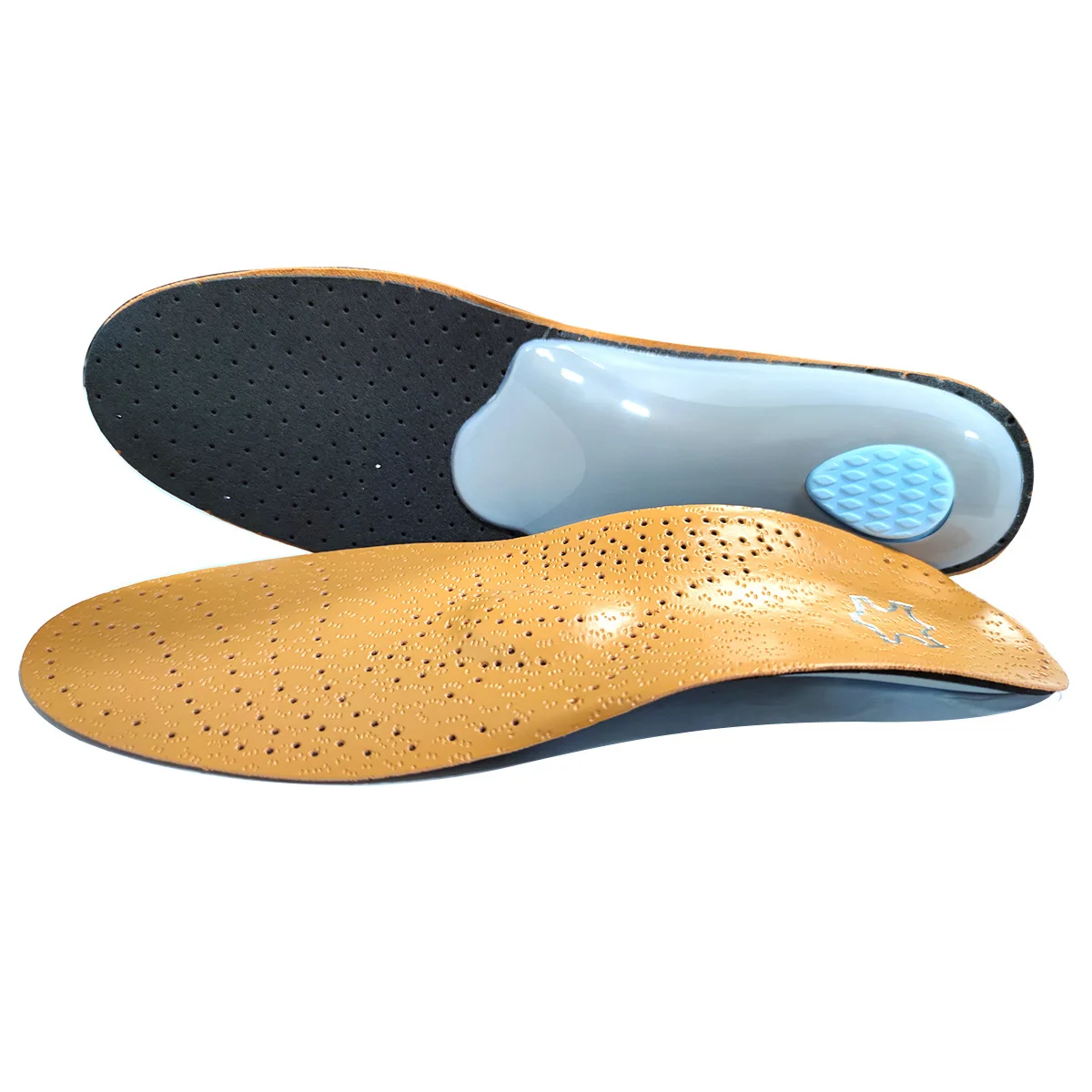 Factory Direct Leather Latex Material Correction Flat Foot Men and Women Can Wear Insoles