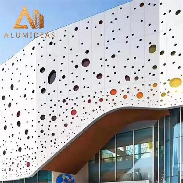 Hot Sales 2024 1100-H14 Aluminum Alloy Anti Static Easy Installation Aluminum Facade Cladding