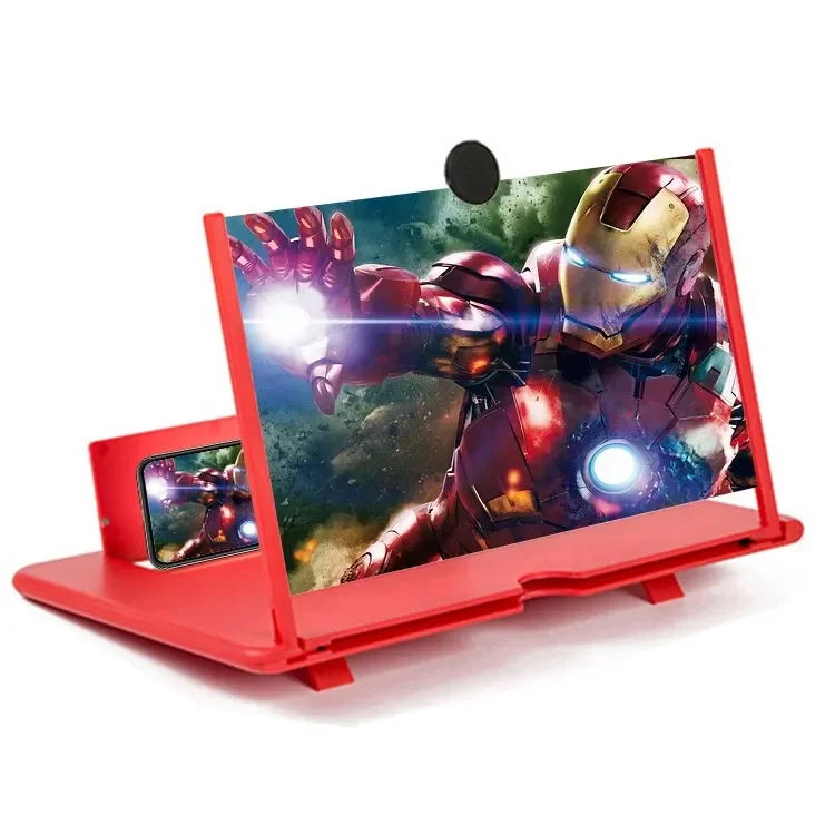 top sale Hd Foldable 10inch 12 Inch 14 inch Pull Out Mobile Phone Screen Amplifier Magnifier