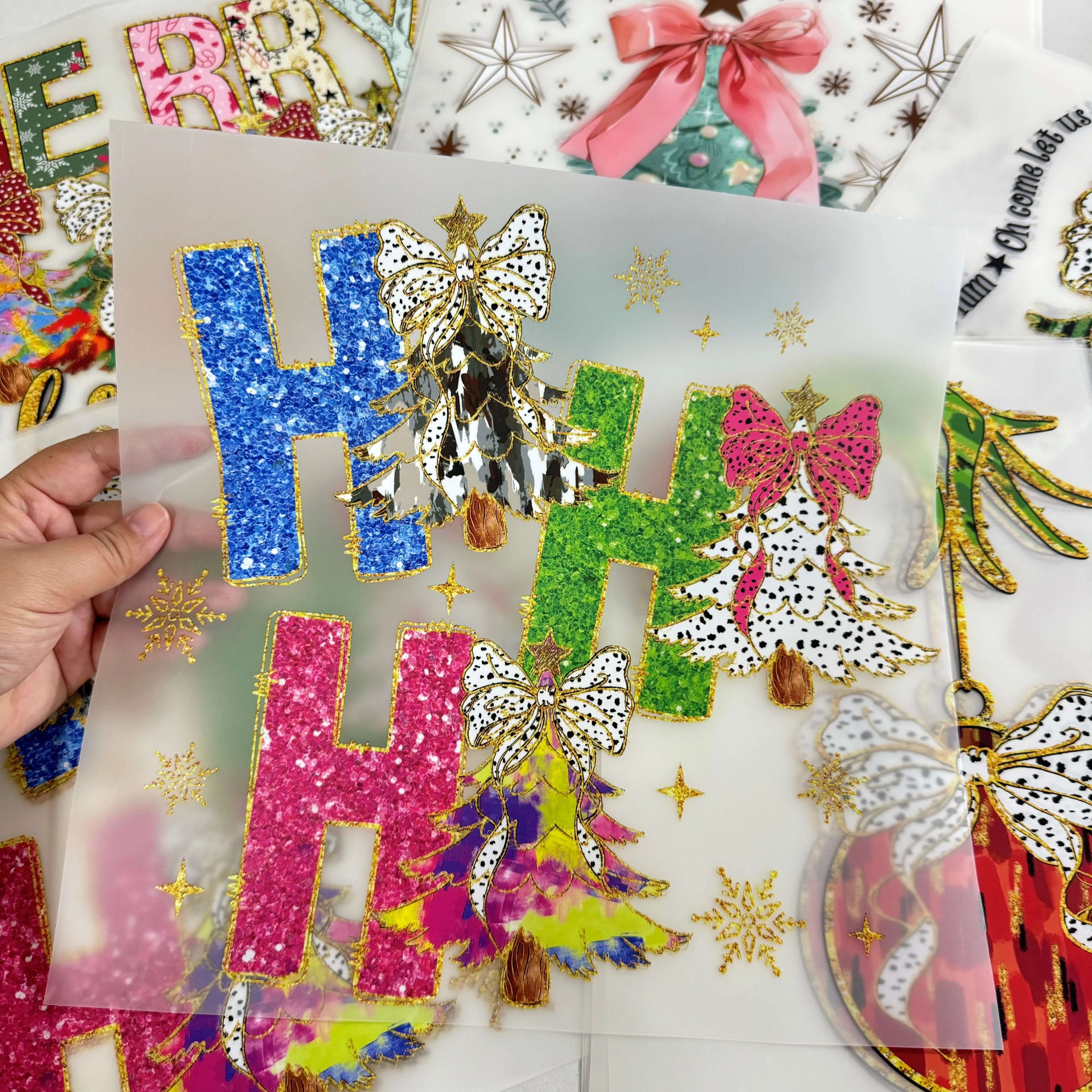 Custom High Quality DTF Transfer Printing Heat Press Sticker Iron on Transfers Plastisol Heat Transfer Printing for Garment