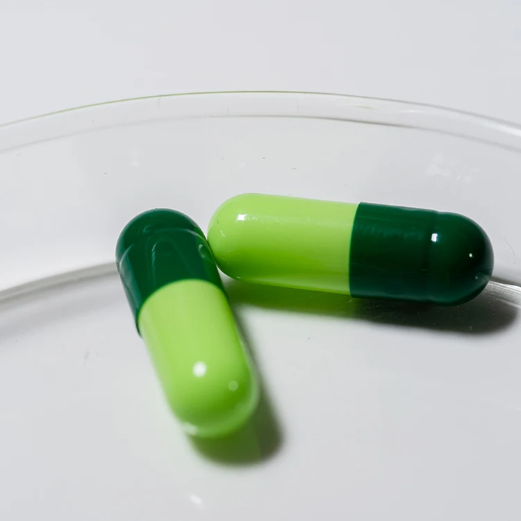 Wecaps Support Custom Green Gelatin Capsule Hard Empty Capsule Shell Drug Empty Capsule
