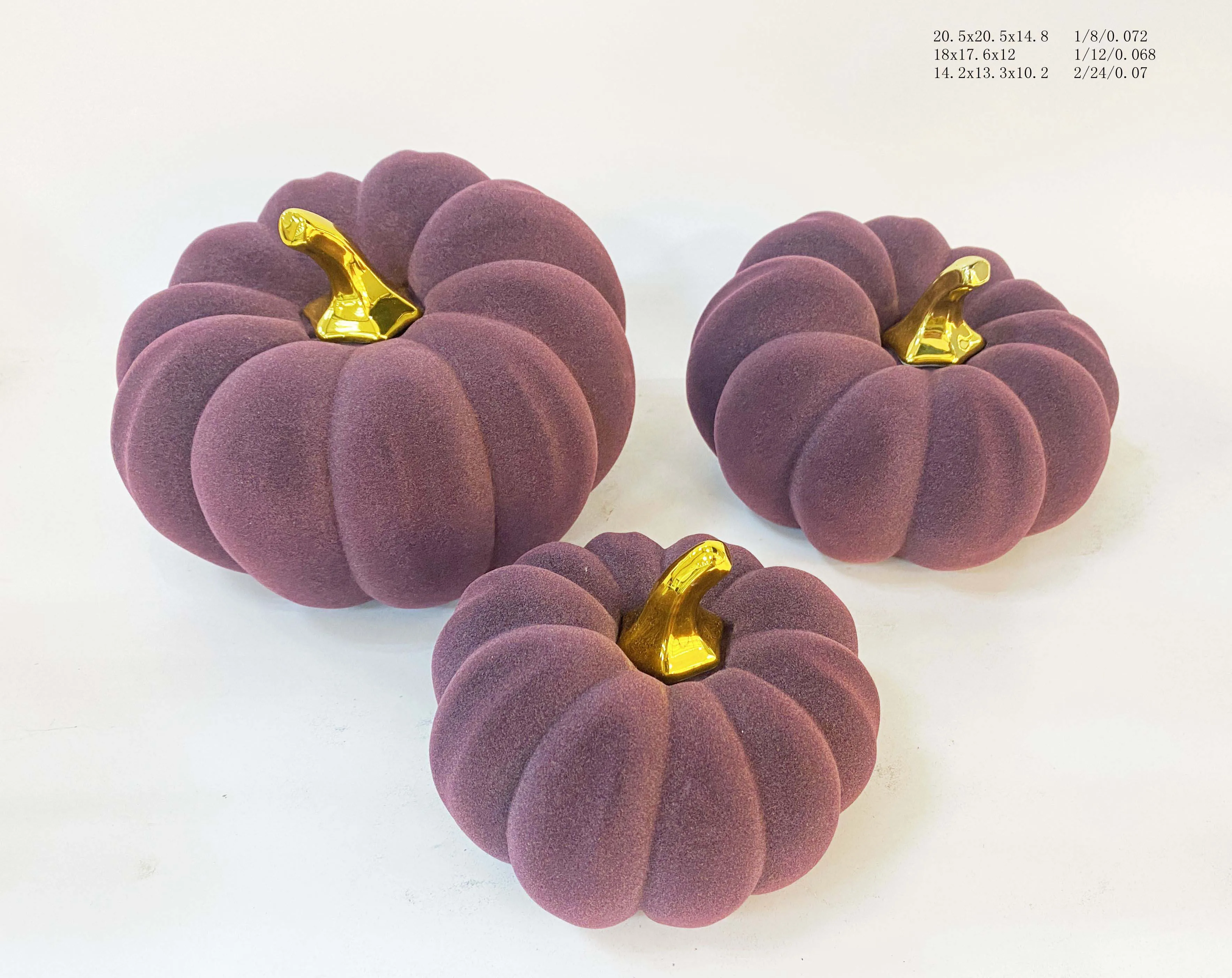 Wholesale Promotion Ceramics Pumpkins Home Decoration Artificial Craft Halloween Ceramic Pumpkin