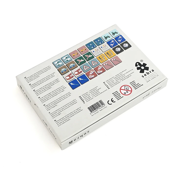 Wholesale Custom Boxed Flash Cards for Kids Educational Paper-Based Toy for Learning
