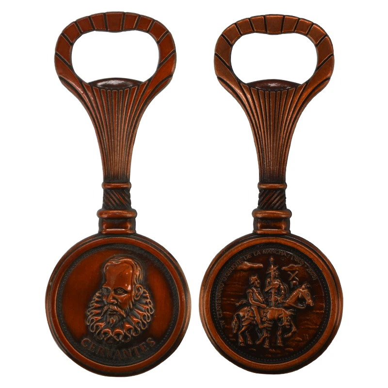 Wholesale Custom Zinc Alloy Round Ref Magnetic Bulk Beer Shaped Bottle Opener Fridge Magnet Bottle Opener Metal With Logo