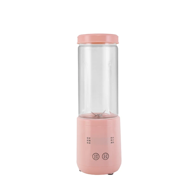 
Newest Mini glass multi-functional smoothie maker with heating 