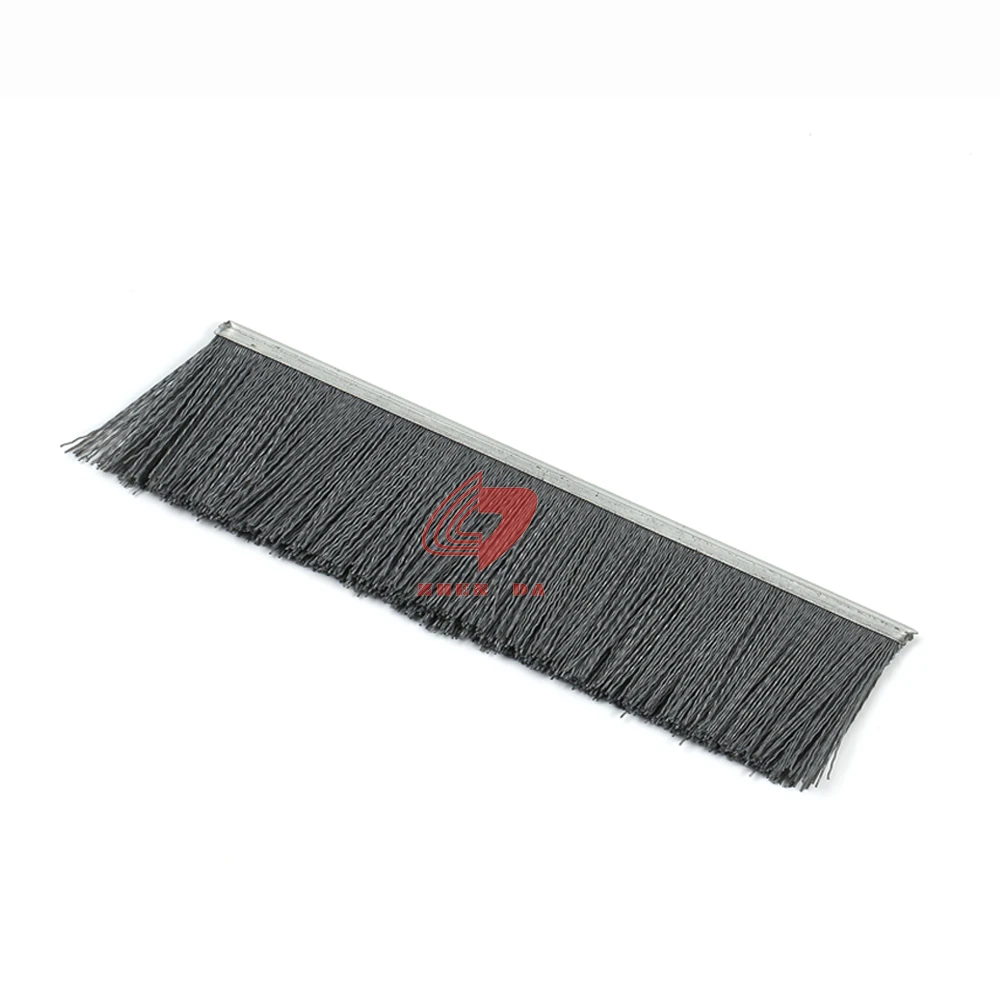 Multi-purpose Customized Plastic Base Strip Brush for Movable Doors and Windows Uses